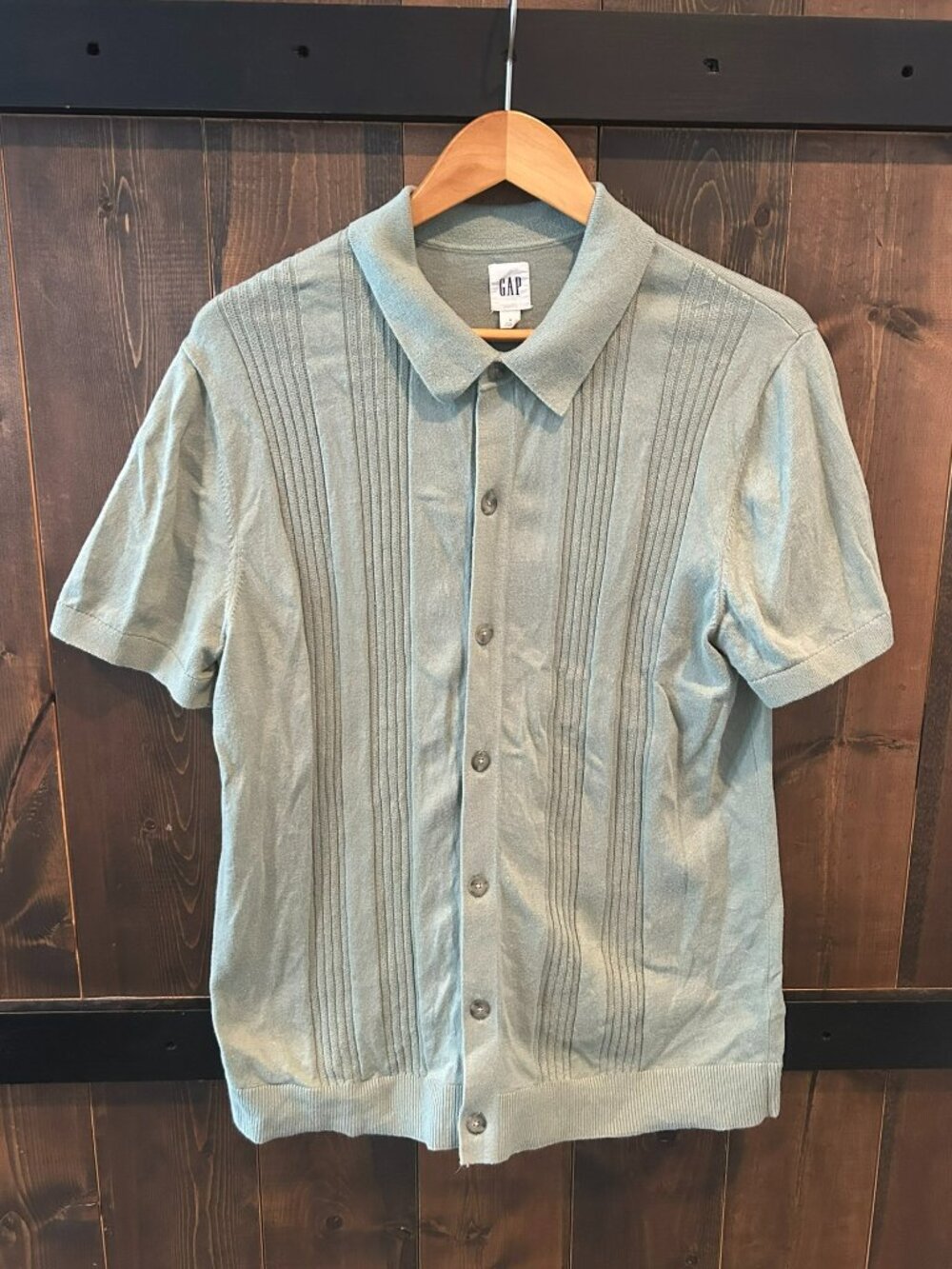 GAP Textured Sweater Vacay Shirt Men's Size Medium